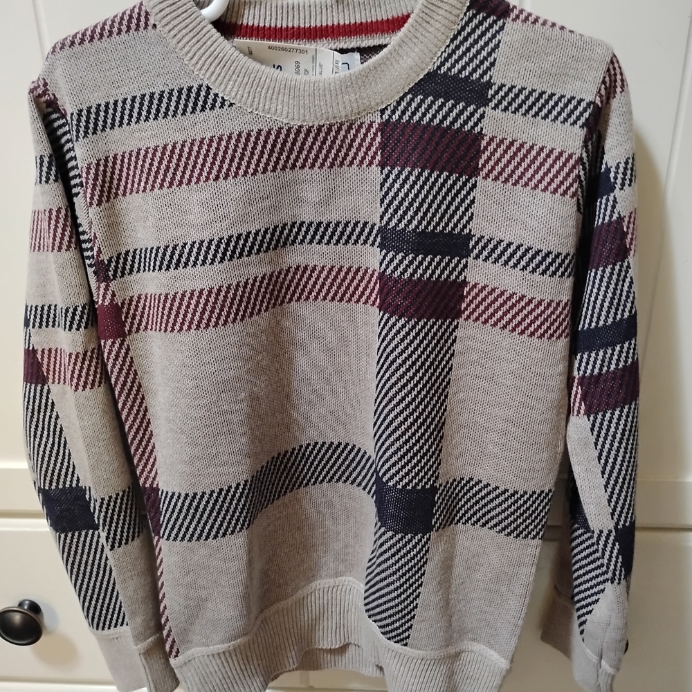 Stylish Plaid Sweater for Men